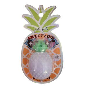 Berry Pineapple Scented Sweet Lips Lip Balm 0.21 Oz White & Green Pineapple Desi